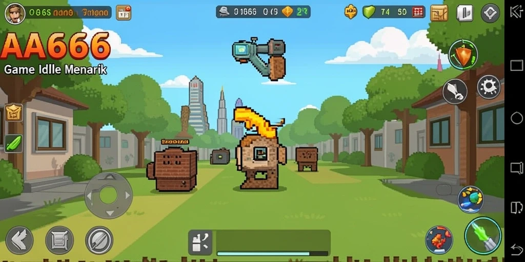 Tampilan gameplay Idle yang memikat dari AA666.