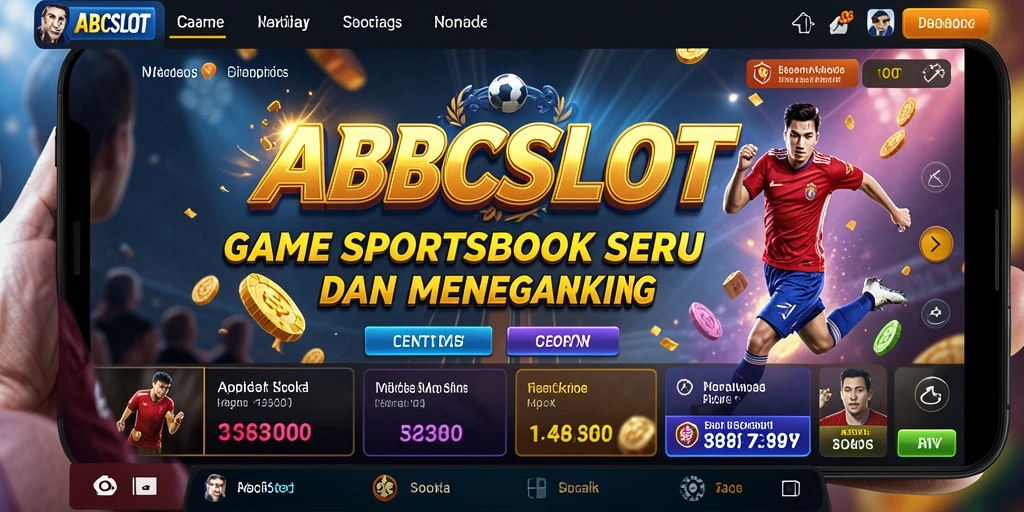Screenshot ABCSLOT menampilkan pengalaman taruhan Sportsbook yang menarik.