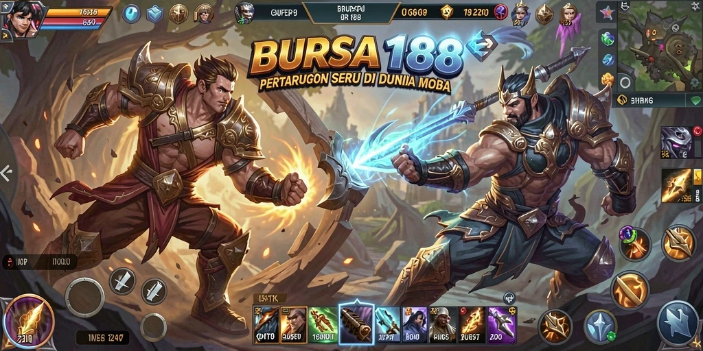 Tampilan seru aksi pertempuran dalam BURSA188.