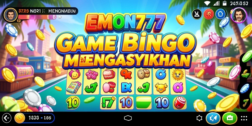 Tangkapan layar gameplay seru EMON777 saat bermain Bingo.