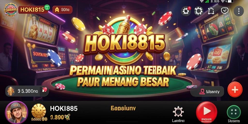 Screenshot HOKI8815 menampilkan suasana seru permainan Kasino.