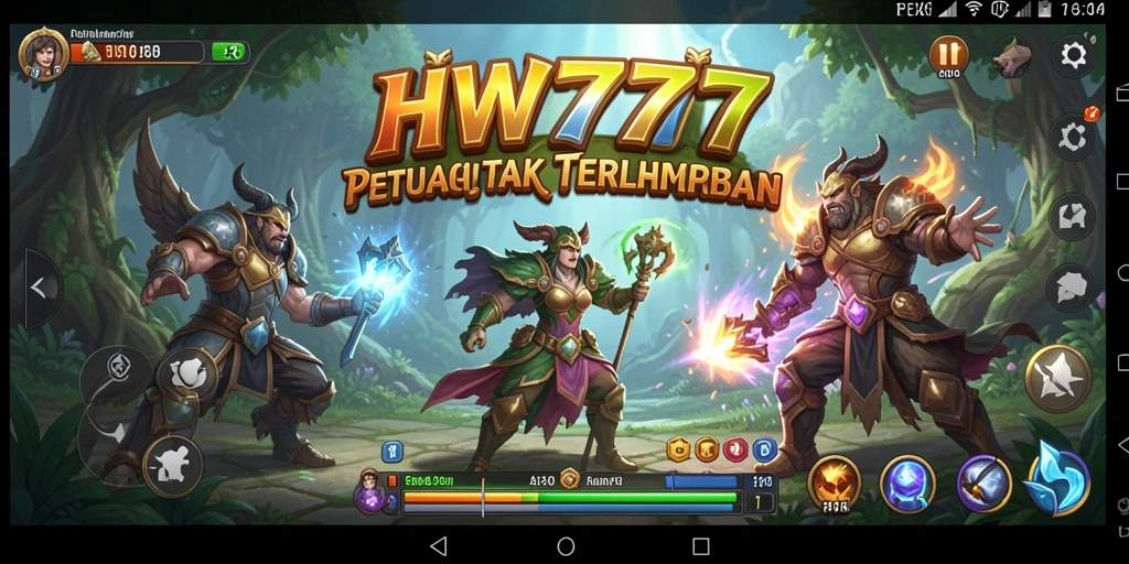 Gameplay HW777 yang penuh aksi dan tantangan seru petualangan.