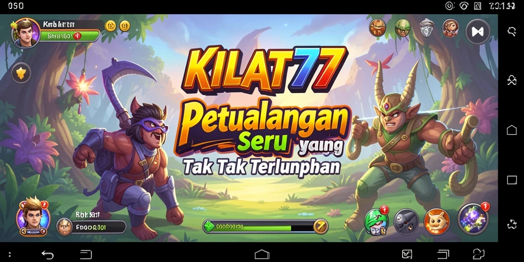 Tampilan gameplay seru dalam KILAT77 yang memukau.
