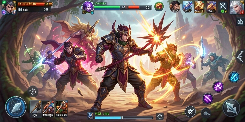Gameplay Fighting yang menegangkan dan mendebarkan di LETSTHOR.