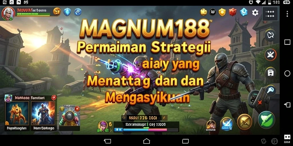 Tangkapan layar dari gameplay strategis yang seru di MAGNUM188.
