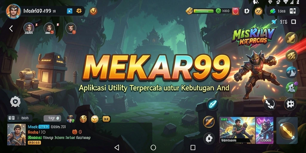 Tampilan utama MEKAR99 dengan fitur-fitur Utility yang lengkap.