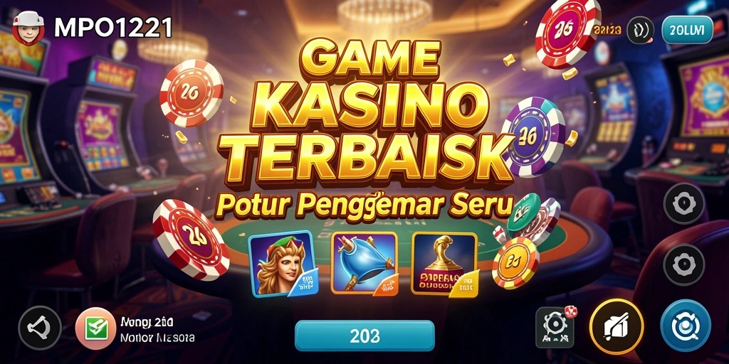 Screenshot menampilkan gameplay seru dalam Kasino MPO1221.