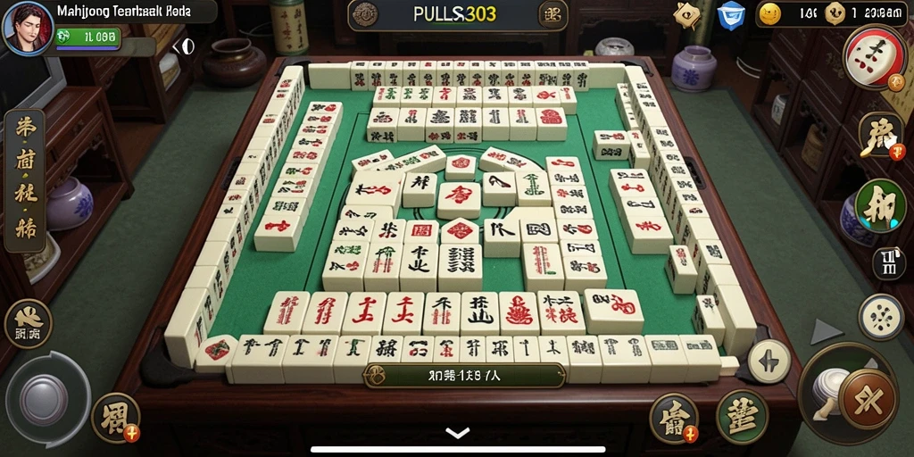 Tampilan gameplay menarik dari PULSA303 yang penuh tantangan Mahjong.