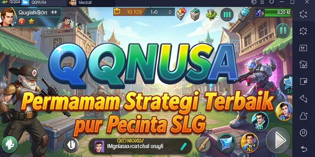 Tampilan gameplay QQNUSA yang seru dan menantang.