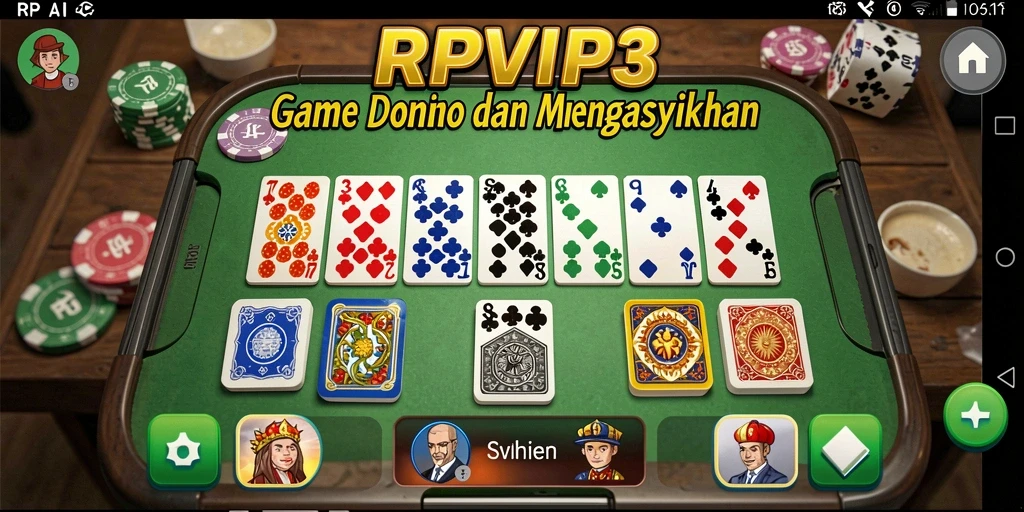 Tampilan menarik dari gameplay RPVIP3 yang penuh strategi.