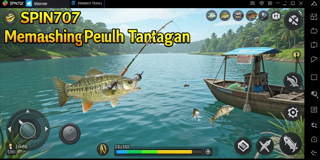 Gameplay menarik SPIN707 dengan grafis memikat dan pengalaman memancing seru.