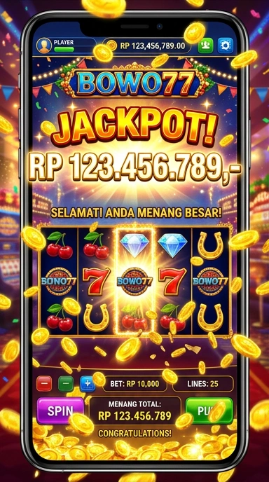 Tampilan aplikasi bowo77 yang ramah pengguna.